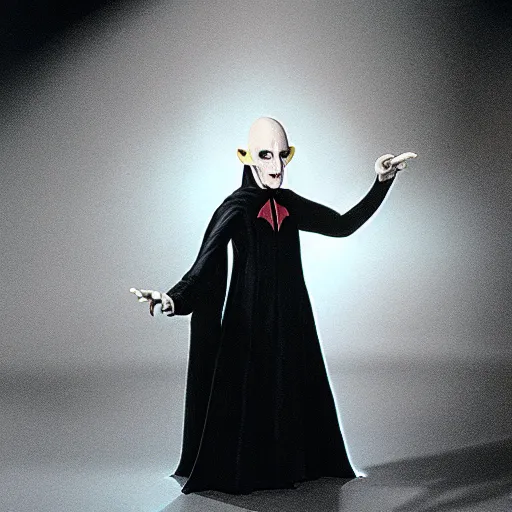 Prompt: nosferatu in star trek original series