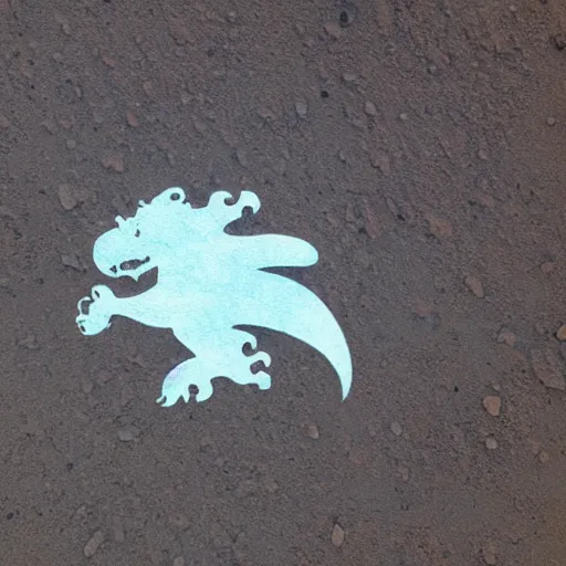 Image similar to clear blue desert sky with one clouf ormation in the shape of a dragon