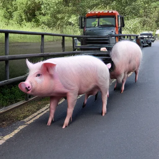 Image similar to Pig Rigs: Over the Road