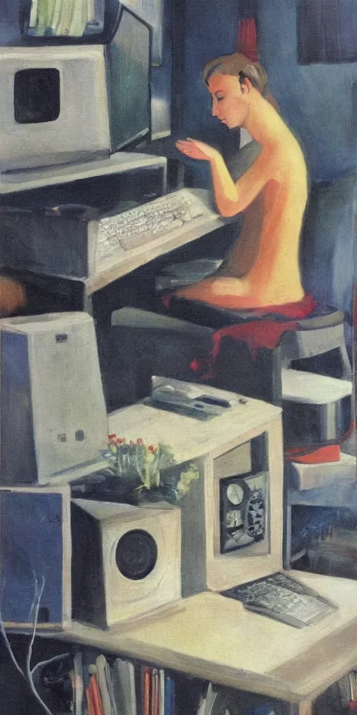 Image similar to what does a computer dream about? Art by Franz hals