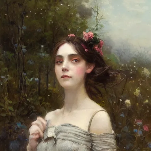 Image similar to jean-Baptiste Monge and Solomon Joseph Solomon and Richard Schmid and Jeremy Lipking victorian genre painting portrait painting of an english 19th century english stone streat with shops and stores