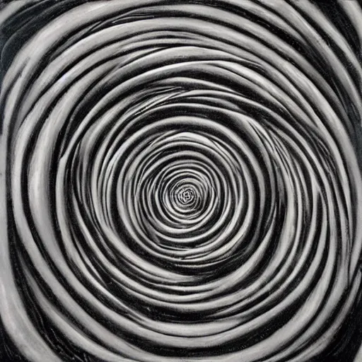 Image similar to spiral, by hr giger