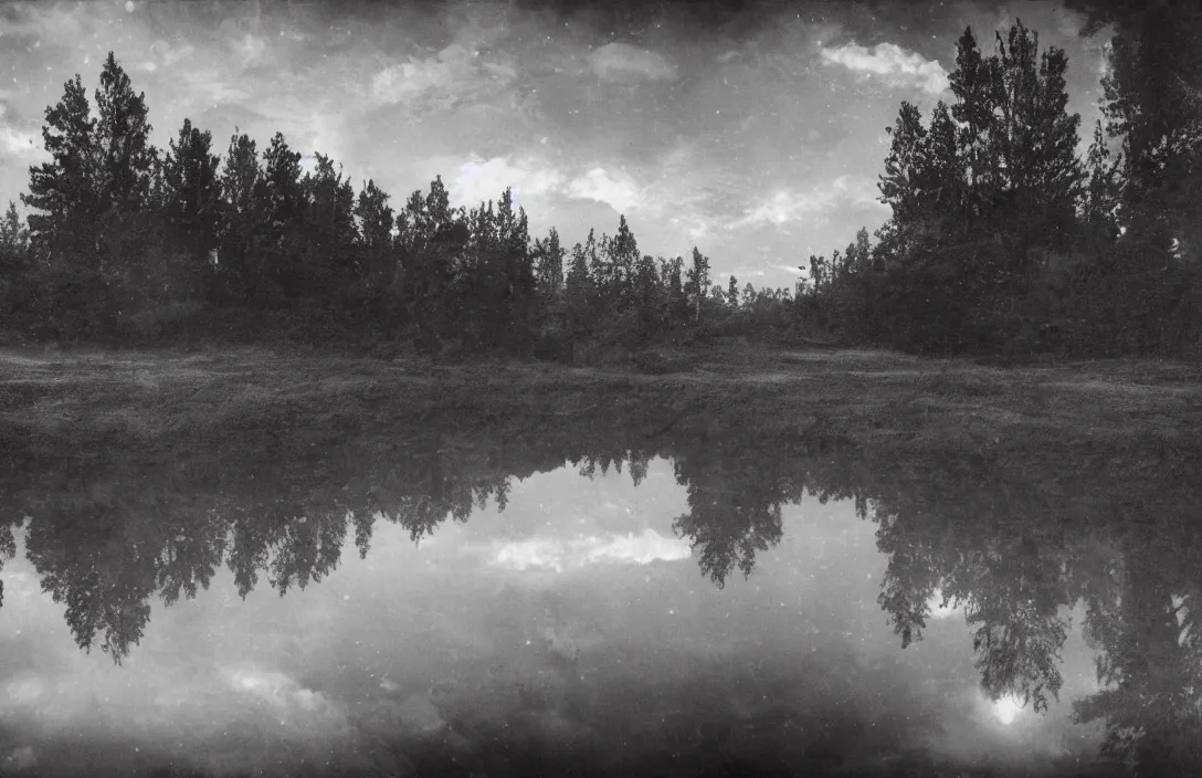 Image similar to reflection of the hills actually impossible intact flawless ambrotype from 4 k criterion collection remastered cinematography gory horror film, ominous lighting, evil theme wow photo realistic postprocessing illusion of depth render by gregory crewdson royal garden design by andre le notre