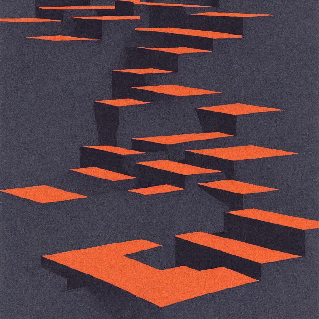 Image similar to sitting on a dock, mads berg, karolis strautniekas, film noir, stippled light, dramatic lighting, editorial illustration, detailed, fine texture, matte print, art deco, brutalism, dark blue + dark orange, red, black, ( ( habitat 6 7 background ) )