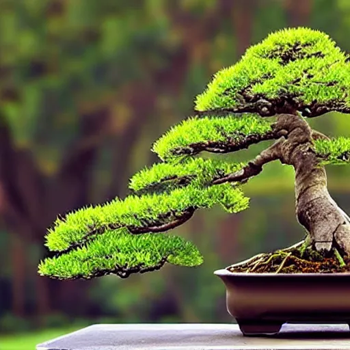 Image similar to beautiful photo of bonsai , very relaxing