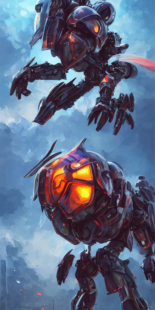 Image similar to character design scobolide scobolide whirlipede transformers rise of the beasts earth defense force tank beautiful biolight hdr cgi 4 k chrome car, alena aenami artworks in 4 k tribal robot helmet bumblebee artstation by jesper ejsing, by rhads, by feng zhu backpack ninja mask tripod collosus 2 0 2 3 megatron