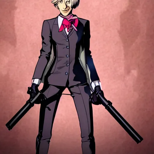 Prompt: Chloe Sevigny in Persona 3