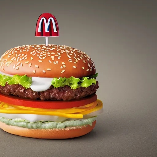 Image similar to the mcworms!!!, product photograph of mcdonalds new burger, gerard brom and zdzisław beksinski, 8 5 mm f 1. 8