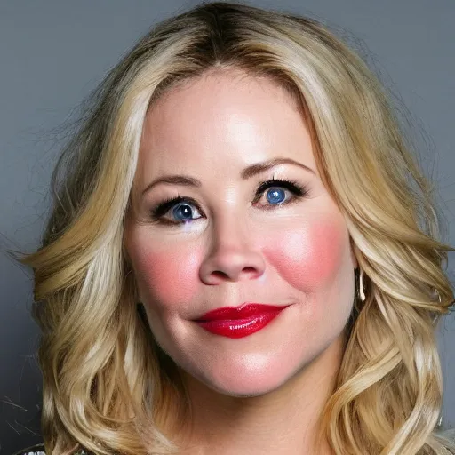 Prompt: christina applegate is an apple!!! studio photography