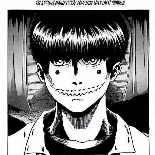 Image similar to rick in north in junji ito