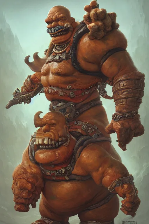 Prompt: Portrait of Homer Simpson as as Garrosh Hellscream from World of Warcraft, dark, intricate, highly detailed, smooth, artstation, digital illustration by Ruan Jia and Mandy Jurgens and Artgerm and Wayne Barlowe and Greg Rutkowski and Zdislav Beksinski