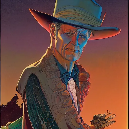 Image similar to jean giraud and moebius and don lawrence and alex ross and john romita jr, gouache and wash paints, smooth focus, sharp details, detailed details, bokeh, 4 k, fine 5 k details, fine details, fine intricate, fine facial proportionate, fine body proportionate / desperate life of john doe