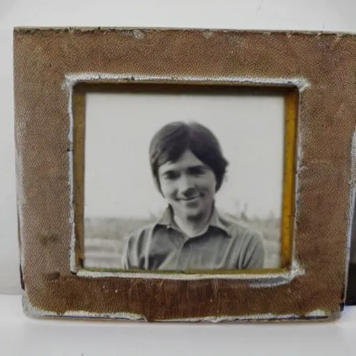 Image similar to photo frame of a person from the 70s, old photo