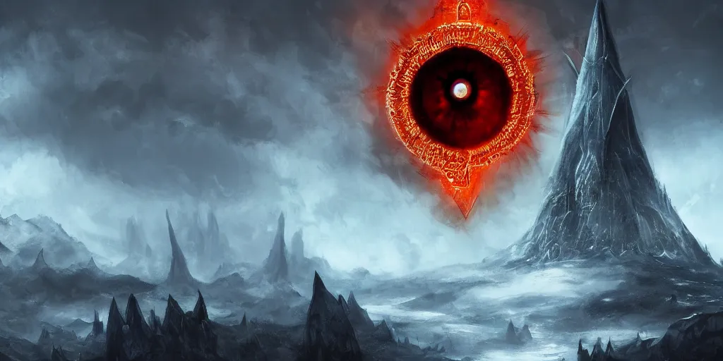 eye of sauron tower wallpaper