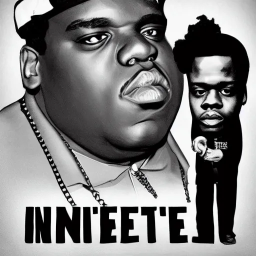 Image similar to Biggie Smalls as President of the United States