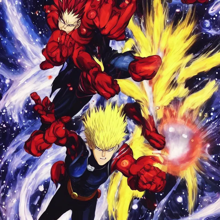 Cosmic Fear Garou  One Punch Man Steam Artwork by Saad2003 on