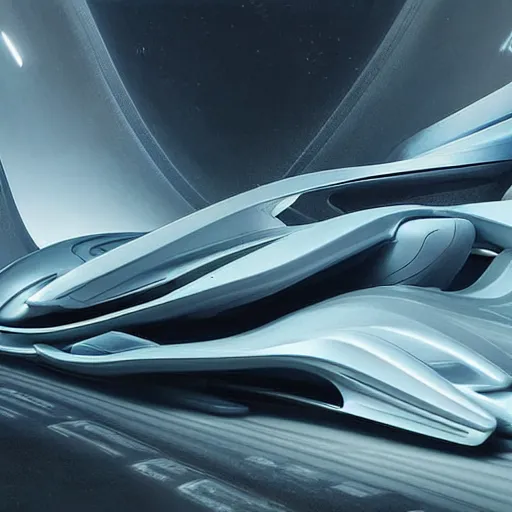 Image similar to sci-fi organic car zaha hadid 30% of canvas and wall structure in the painting by Jacques-Louis David and in the blade runner 2049 film search pinterest keyshot product render ultra high detail ultra realism 4k in plastic dark tilt shift