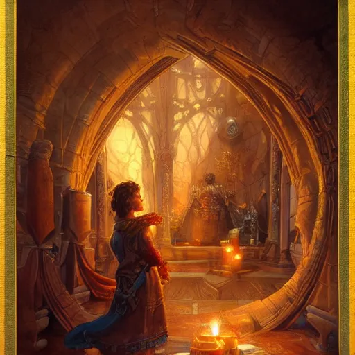 Image similar to A young mage in an invocation ritual, realistic, sharp focus, 8k high definition, insanely detailed, intricate, elegant, art by Justin Gerard