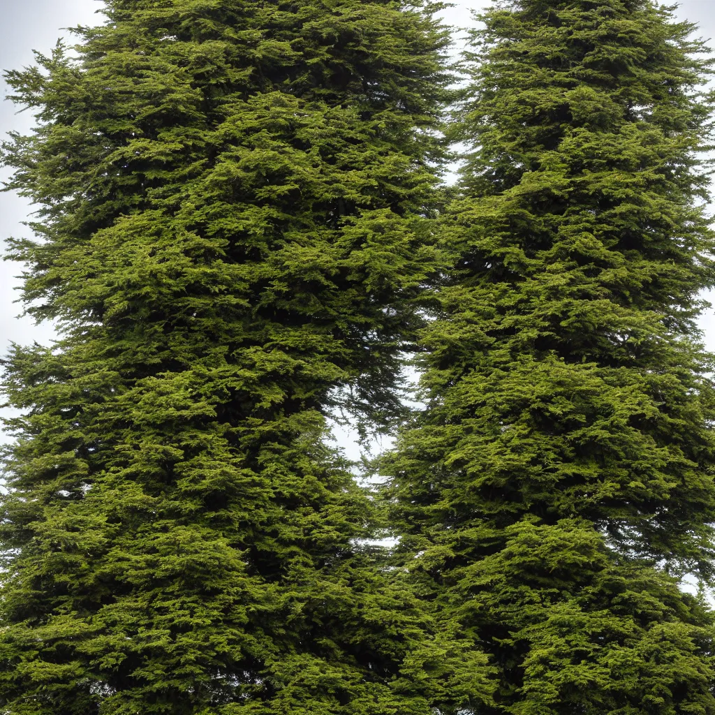 Prompt: High Quality photograph of a Yew Tree