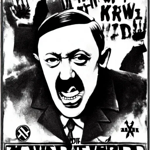 Image similar to Hitler zombie king of the new world order