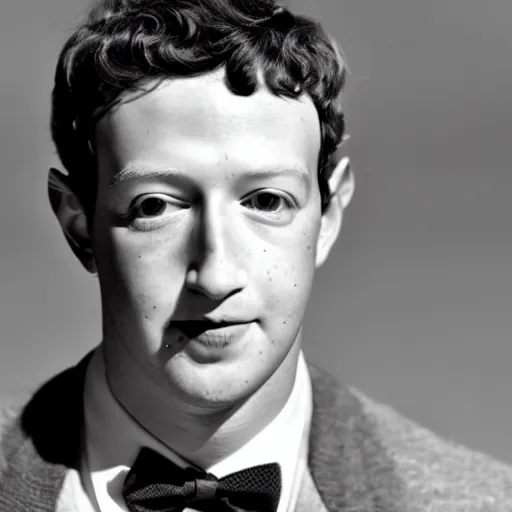 Image similar to mark zuckerberg in the twilight zone ( 1 9 5 3 )