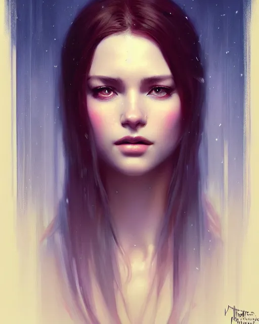 Prompt: masterpiece concept art, a beautiful highly detailed lady fly winter, emotional, { cinematic moody colors }, realistic shaded lighting poster by ilya kuvshinov, magali villeneuve, artgerm, jeremy lipkin and michael garmash and rob rey,