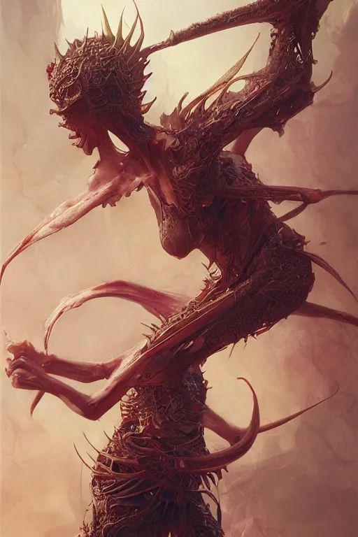 Image similar to Charlize Theron as Venus flytrap, intricate, highly detailed, smooth, artstation, digital illustration by Ruan Jia and Mandy Jurgens and Artgerm and Wayne Barlowe and Greg Rutkowski and Zdislav Beksinski