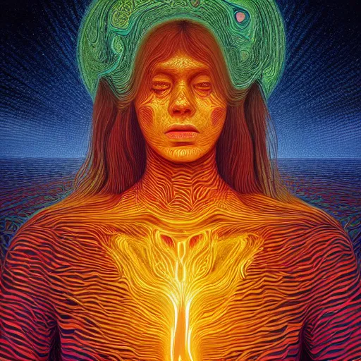 Image similar to oh god i don't know i am just tired. masterpiece. accidentally tripping on dmt and acid, psychedelic experience, overwhelming psychosis of self realization and burning awakening, ultra high definition, unreal engine 5, hyperrealism, masterpiece composition, by casey weldon, barclay shaw 8 k photorealistic