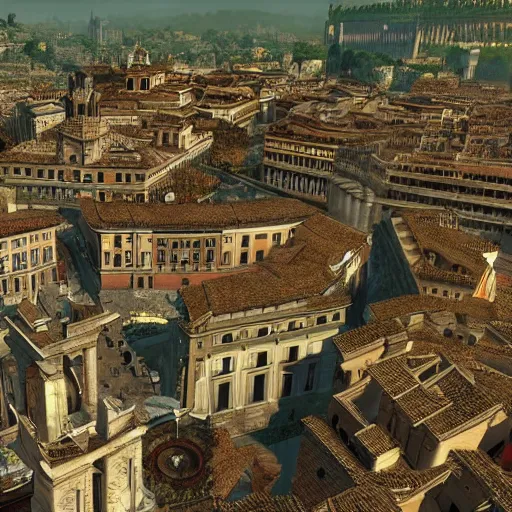 Image similar to The city of Rome featured in dark souls 1