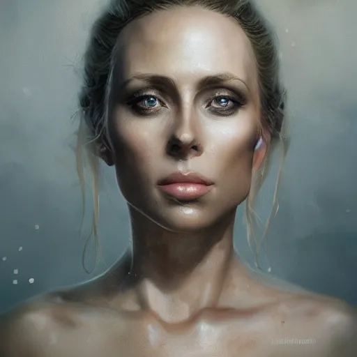 Prompt: a fancy portrait of nicole aniston by greg rutkowski, mitchell mohrhauser, maciej kuciara, johnson ting, maxim verehin, peter konig, bloodborne, 8 k photorealistic, cinematic lighting, hd, high details, atmospheric,