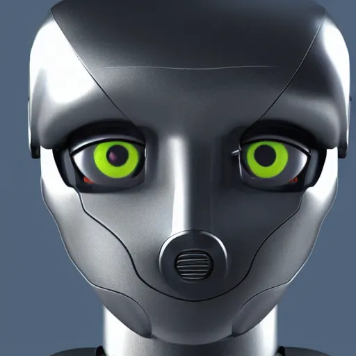 Prompt: portrait of a friendly, cute, cuddly, technological robot that looks like a human. high quality. portrait. high fidelity. 3 d render. cinema 4 d. unreal engine. who looks like a real human. homo sapiens. - n 4