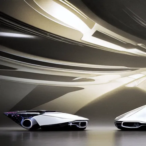 Image similar to full lenght sci-fi cars in the coronation of napoleon painting by Jacques-Louis David in the blade runner 2049 film and point cloud in the middle and everything in form of zaha hadid architects artwork by caravaggio unreal engine 5 keyshot octane lighting ultra high detail ultra hyper realism 8k 16k in plastic dark tilt shift full-length view