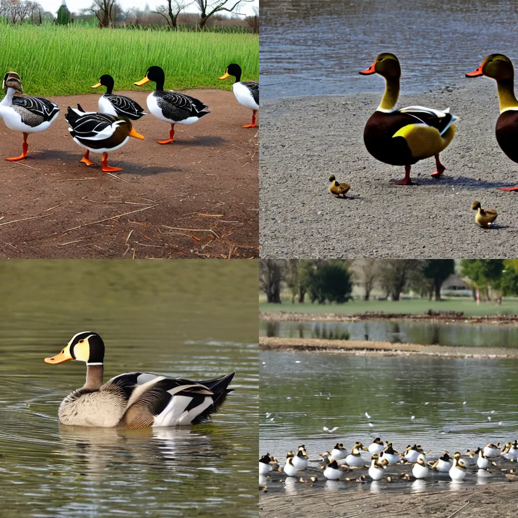Prompt: duck duck goose