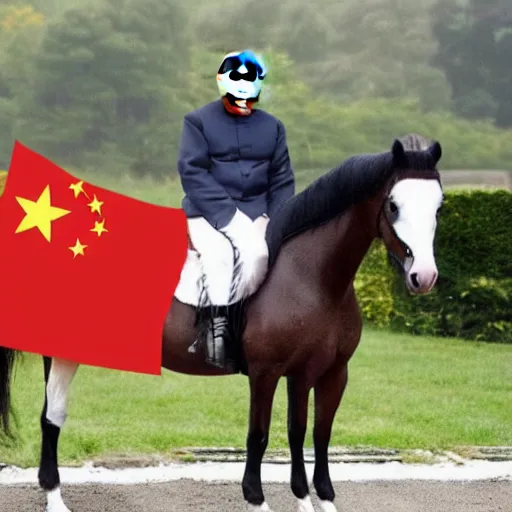 Image similar to chinese president horse