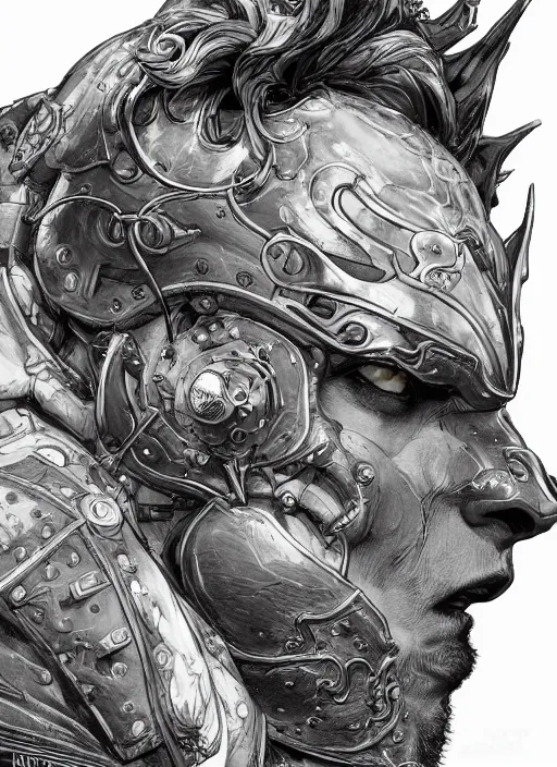 Image similar to close up illustration of the helm of domination, powerful, domineering, stoic, masterful, intense, ultrafine hyperdetailed illustration by kim jung gi, irakli nadar, intricate linework, sharp focus, octopath traveler, yoji shinkawa, highly rendered, detailed, concept art