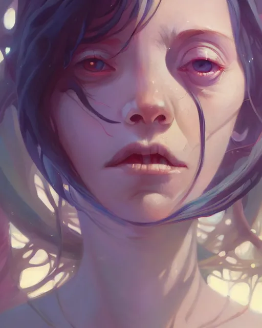 Prompt: highly detailed vfx portrait of despair, unreal engine, greg rutkowski, loish, rhads, beeple, makoto shinkai and lois van baarle, ilya kuvshinov, rossdraws, tom bagshaw, alphonse mucha, global illumination, detailed and intricate environment