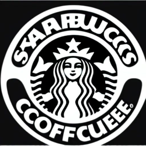 Prompt: Starbucks dog logo