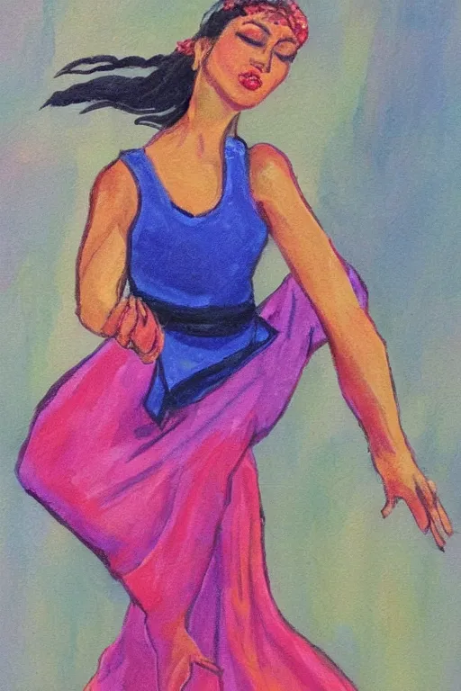 Image similar to female dancer notecard by kim taylor reece