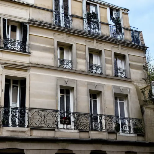 Prompt: a house in paris