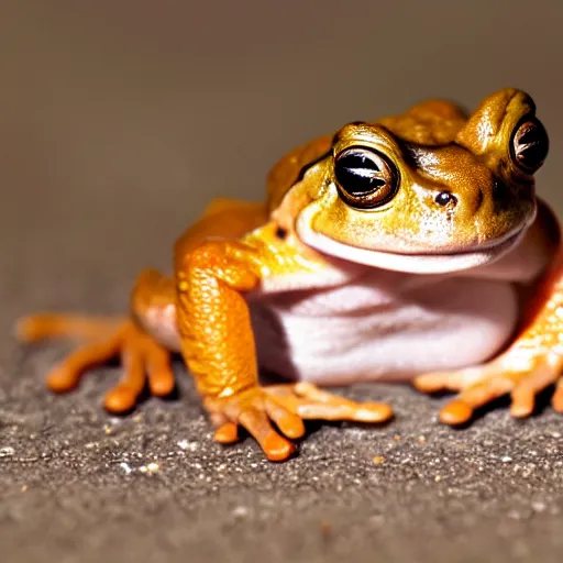 Prompt: macro hyper-realistic hypnotoad