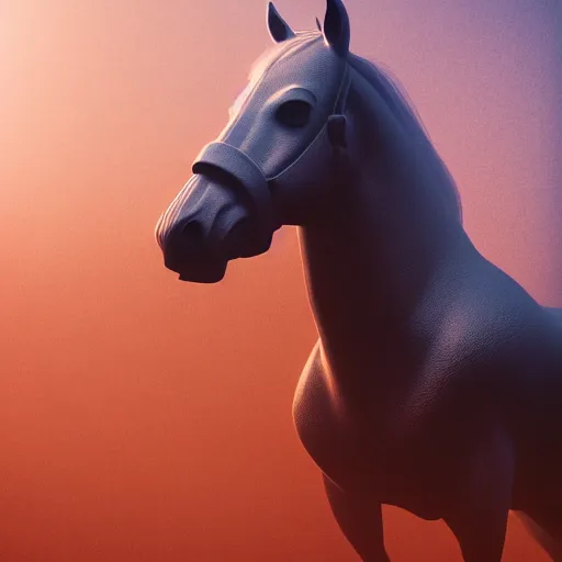 Image similar to hyperrealism aesthetic highly detailed photography of horse astonautback riding on a. from western by hiroyuki okiura and katsuhiro otomo and alejandro hodorovski style with many details by mike winkelmann and vincent di fate in sci - fi style. volumetric natural light hyperrealism photo on dsmc 3 system,