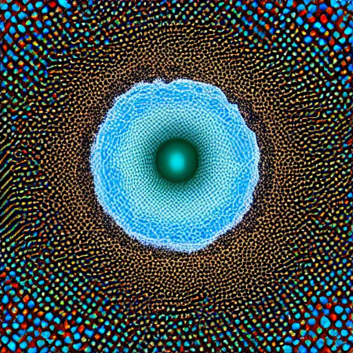 Image similar to scanning electron microscope image of a nanomachine eukaryote, false color, MIT technology review, Nature journal cover, nobel prize, popular science, 8k ultra HD, sharp focus