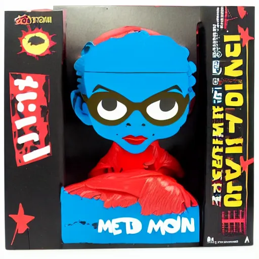 Image similar to maya angelou, stop motion vinyl action figure, plastic, toy, butcher billy style