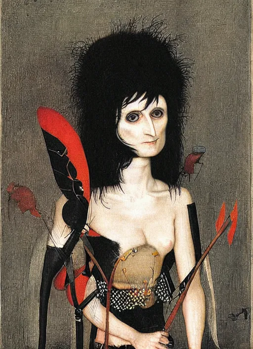 Prompt: siouxsie sioux by hieronymus bosch