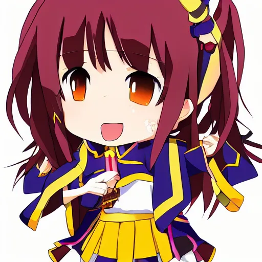 Image similar to mega kawaii megumin by konosuba in the style of kadokawa