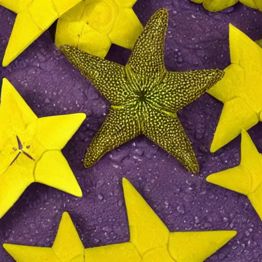 Image similar to national geographic professional photo of starmie, award winning