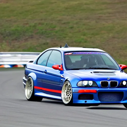 Image similar to a photo of a BMW M3 e46 GTR