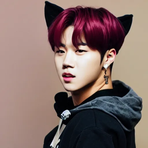 Image similar to Jimin of BTS, kitty gang Jimin