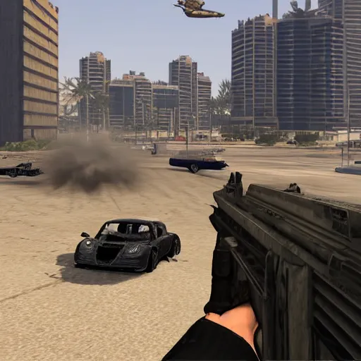 Image similar to gta : dubai, helltaker