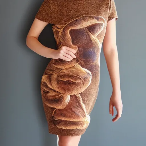 Image similar to croissant shaped dress